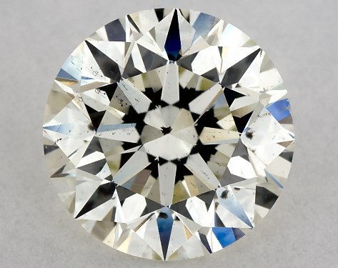 This 1.2 carat round diamond L color SI1 clarity has Excellent proportions and a diamond grading report from GIA