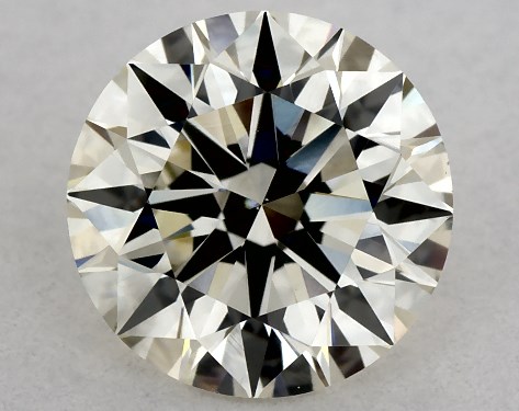 This 1.01 carat round diamond M color VS2 clarity has Excellent proportions and a diamond grading report from GIA
