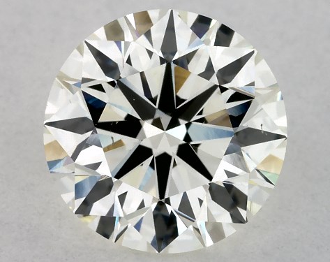 This 1.2 carat  round diamond I color VS2 clarity has Excellent proportions and a diamond grading report from IGI