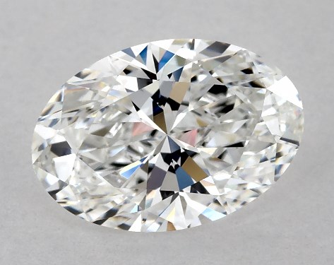 This Lab-Grown diamond 1.78 carat oval E color VVS1 clarity has Ideal proportions and a diamond grading report from IGI