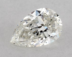 GIA 0.50 Carat I-SI1 Very Good Cut Pear Diamond