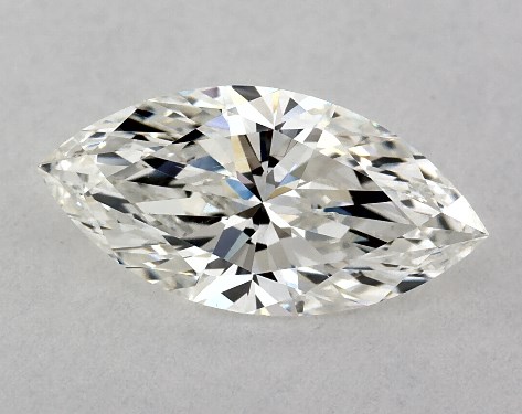 GIA 1.00 Carat H-SI1 Very Good Cut Marquise Diamond