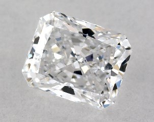 GIA 0.50 Carat D-VS2 Ideal Cut Radiant Diamond