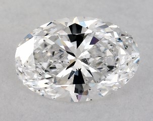 GIA 0.50 Carat E-SI1 Ideal Cut Oval Diamond