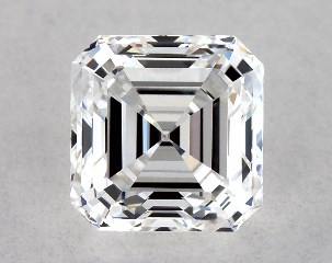 GIA 0.51 Carat E-VVS1 Very Good Cut Asscher Diamond
