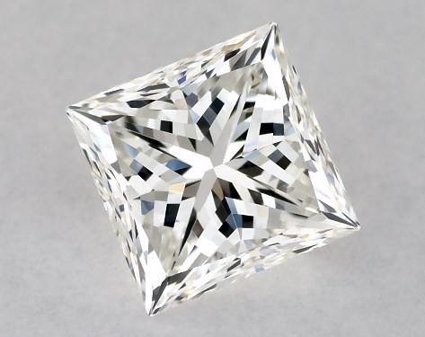 GIA 1.02 Carat H-SI1 Very Good Cut Princess Diamond