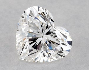 GIA 0.50 Carat E-SI1 Ideal Cut Heart Diamond