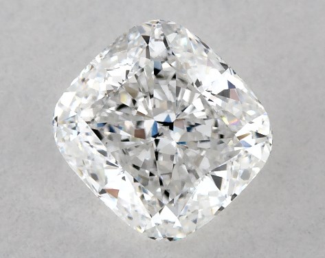 This Lab-Grown diamond 0.92 carat cushion D color VS1 clarity has Very Good proportions and a diamond grading report from IGI