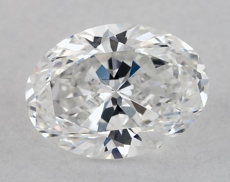 This 0.8 carat oval diamond E color VS1 clarity has Very Good proportions and a diamond grading report from GIA