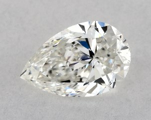 GIA 0.51 Carat G-SI1 Very Good Cut Pear Diamond