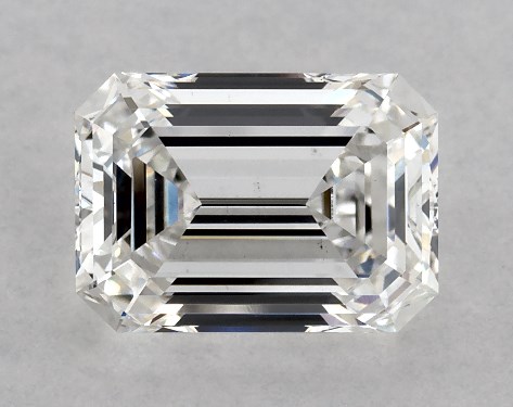 IGI 1.57 Carat F-VS1 Ideal Cut Emerald Lab-Grown Diamond
