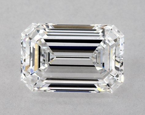 IGI 1.55 Carat D-VS1 Ideal Cut Emerald Lab-Grown Diamond