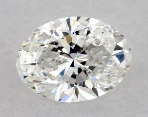 GIA 0.51 Carat G-SI1 Very Good Cut Oval Diamond