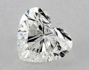 GIA 0.53 Carat G-SI1 Ideal Cut Heart Diamond