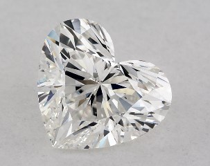 GIA 0.52 Carat G-SI1 Ideal Cut Heart Diamond