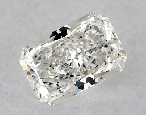 GIA 1.00 Carat G-SI1 Ideal Cut Radiant Diamond