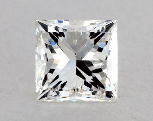 GIA 0.50 Carat G-SI1 Ideal Cut Princess Diamond