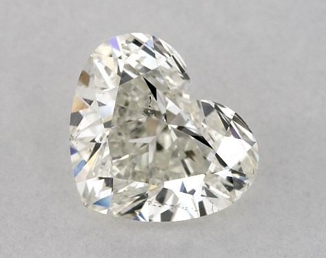 IGI 1.00 Carat H-SI1 Very Good Cut Heart Diamond