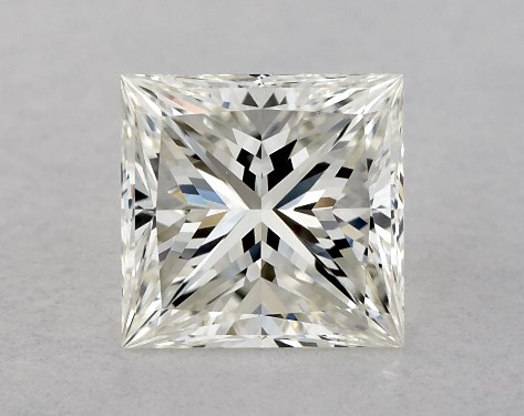 IGI 1.00 Carat H-VS1 Ideal Cut Princess Diamond