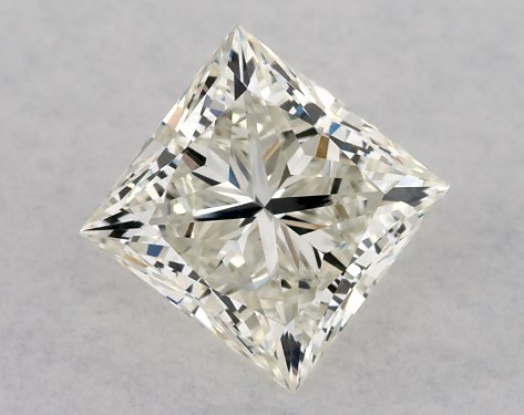 This 1 carat princess diamond J color VS1 clarity has Ideal proportions and a diamond grading report from IGI
