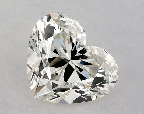 IGI 1.01 Carat H-SI1 Very Good Cut Heart Diamond