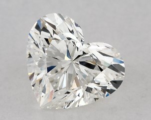 GIA 0.50 Carat G-SI1 Ideal Cut Heart Diamond