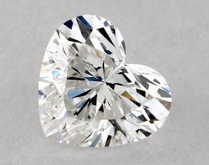 GIA 0.51 Carat G-SI1 Ideal Cut Heart Diamond