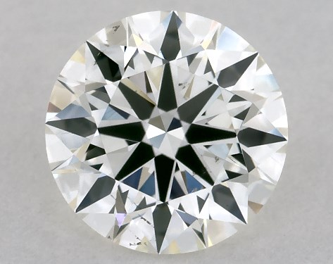 IGI 0.81 Carat H-SI1 Excellent Cut Round Diamond