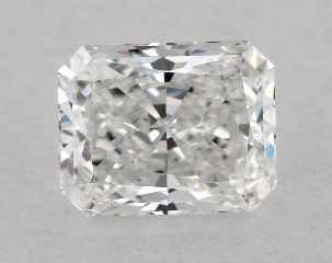GIA 0.52 Carat G-VS2 Ideal Cut Radiant Diamond