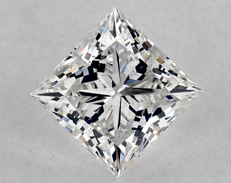 IGI 1.55 Carat E-VS2 Ideal Cut Princess Lab-Grown Diamond