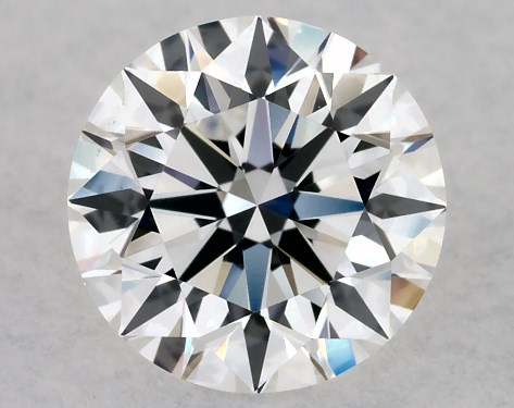 This 0.74 carat round diamond E color VS1 clarity has Excellent proportions and a diamond grading report from GIA