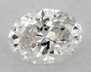 GIA 0.50 Carat F-SI1 Very Good Cut Oval Diamond