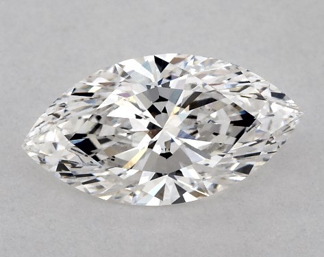 This Lab-Grown diamond 1.28 carat marquise F color VS1 clarity has Very Good proportions and a diamond grading report from IGI