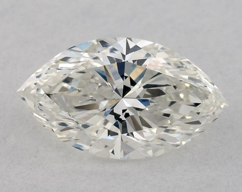 This 0.9 carat marquise diamond H color VS1 clarity has Good proportions and a diamond grading report from GIA
