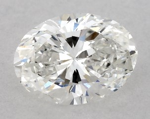 GIA 0.50 Carat F-SI1 Very Good Cut Oval Diamond