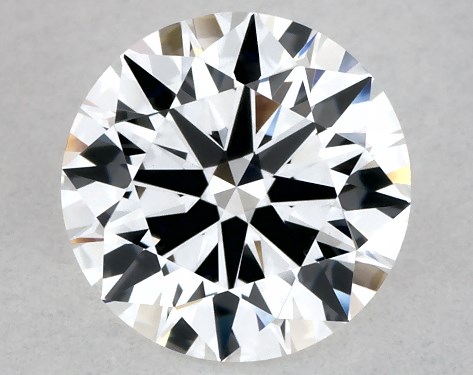 This Lab-Grown diamond 1.36 carat round D color VS1 clarity has Ideal proportions and a diamond grading report from IGI