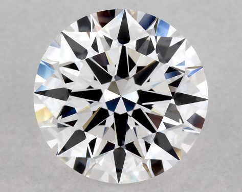 This Lab-Grown diamond 1.32 carat round D color VS2 clarity has Ideal proportions and a diamond grading report from IGI