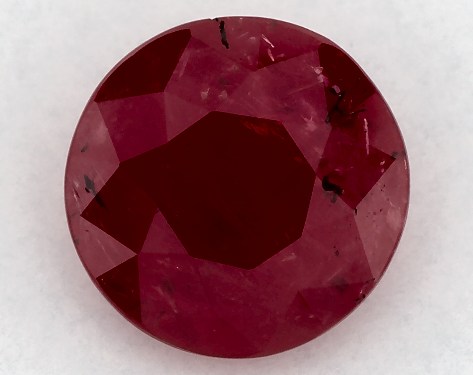 1.06 Carat Ruby   Round gemstones