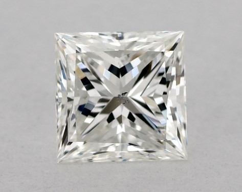 GIA 1.00 Carat G-SI1 Ideal Cut Princess Diamond