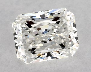 GIA 0.51 Carat F-VS1 Ideal Cut Radiant Diamond