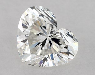 GIA 0.51 Carat H-VS2 Ideal Cut Heart Diamond
