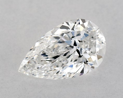GIA 1.01 Carat E-SI1 Ideal Cut Pear Diamond