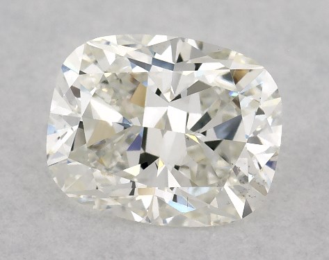 This 1.01 carat cushion diamond H color SI1 clarity has Very Good proportions and a diamond grading report from GIA