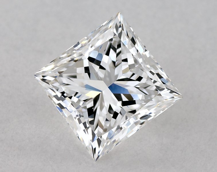 0.91 Carat Princess Diamond, d-Color, vvs2 Clarity