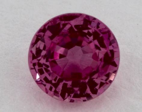 This 1.34 Round Pink Sapphire is sold exclusively by James Allen 