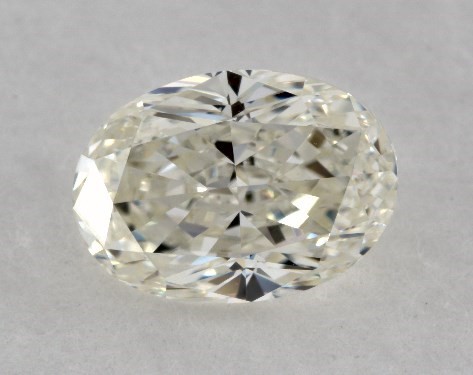 This 0.76 carat oval diamond J color VS1 clarity has Good proportions and a diamond grading report from GIA
