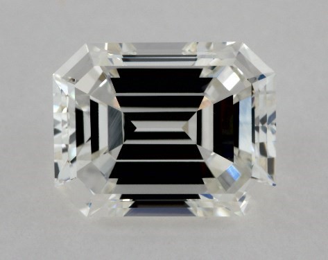 This 1 carat emerald diamond G color VS1 clarity has Good proportions and a diamond grading report from GIA