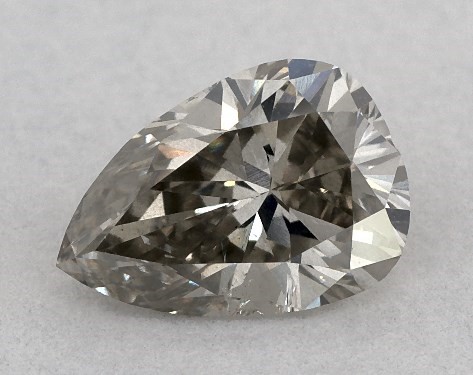  0.58 Carat Gray SI2  pear diamond