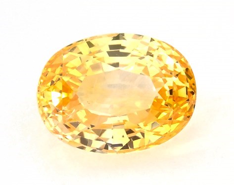 This 2.15 Oval Yellow Sapphire is sold exclusively by James Allen 