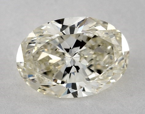 This 1.29 carat oval diamond K color VVS2 clarity has Ideal proportions and a diamond grading report from GIA